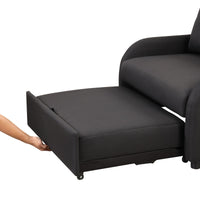 Pull Out Sofa Sleeper 3 in 1 With 2 Wing Table and USB Charge