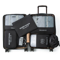 7 Pc Set Travel Packing Cubes / Organizer for Bags Luggage