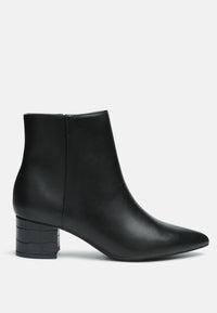 Thalia - Pointed Toe Ankle Boots