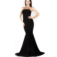 Black Mermaid Evening Gown