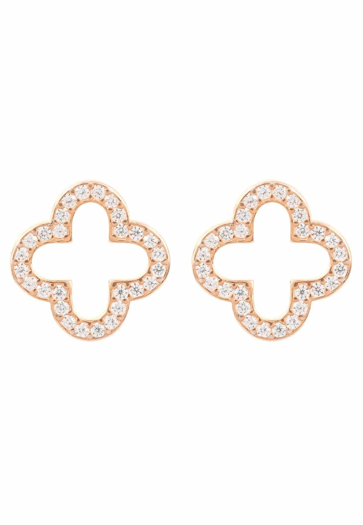 Open Clover Earrings