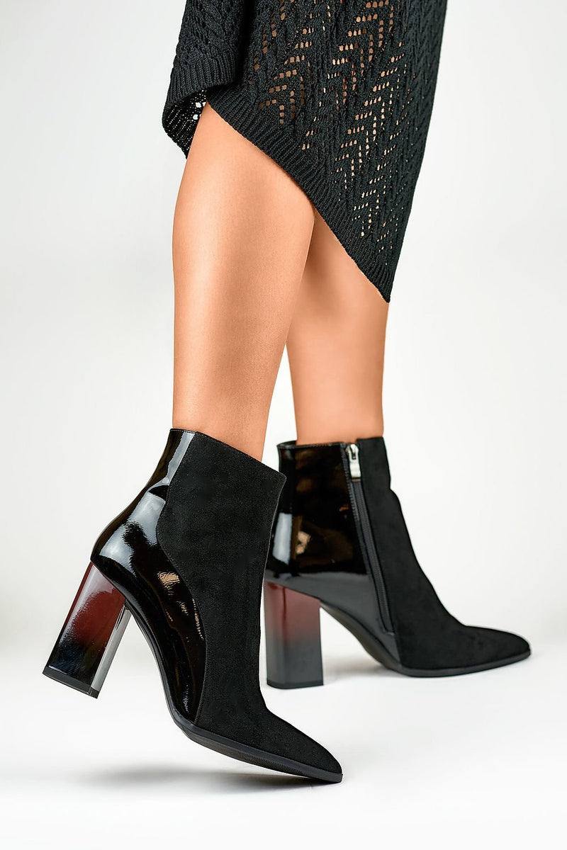 Square Heel Ankle Boots