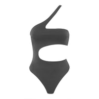 Angles - Luxury Cross One Shoulder Bikini Monokini One Piece