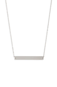 Classic Bar Necklace | More Colors Available