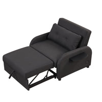 Pull Out Sofa Sleeper 3 in 1 With 2 Wing Table and USB Charge