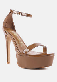 My Mains - High Platform Stiletto Sandals