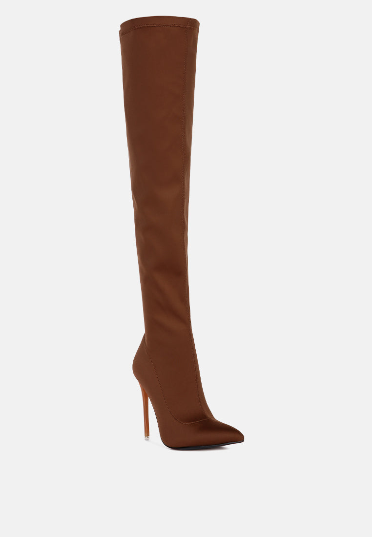 No Calm Superstretch Stiletto Long Boot