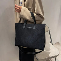 LEFTSIDE Large Corduroy Tote for Anything & Everything