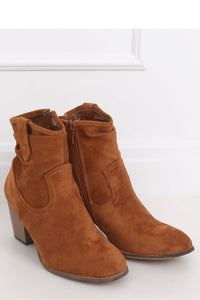 Cowboy Ankle Heel Boots