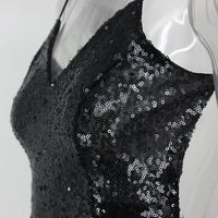 Sparkle and Glam - Backless Bodycon Dress