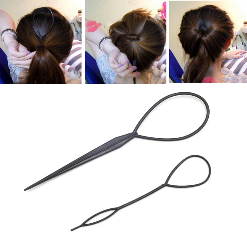 Magic Hair Styling Accessories - DIY Hair Braiding Braider, Twist, Bun Tools