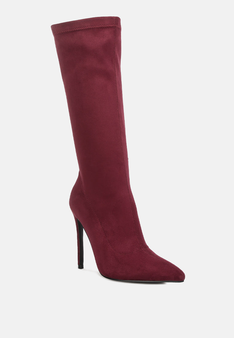 Playdate High Heeled Calf Boots