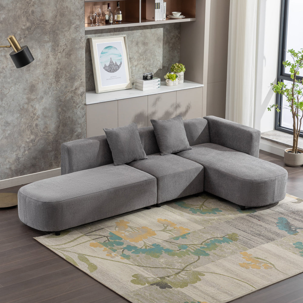 Luxury Modern Style Living Room Upholstery Sofa