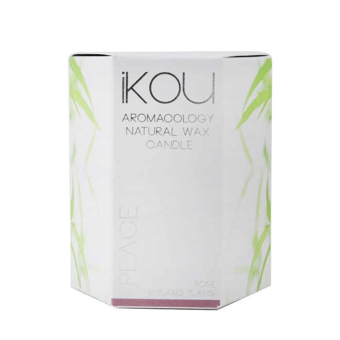 IKOU - Luxury Aromacology Natural Wax Candle Glass - Calm (Lemongrass & Lime)