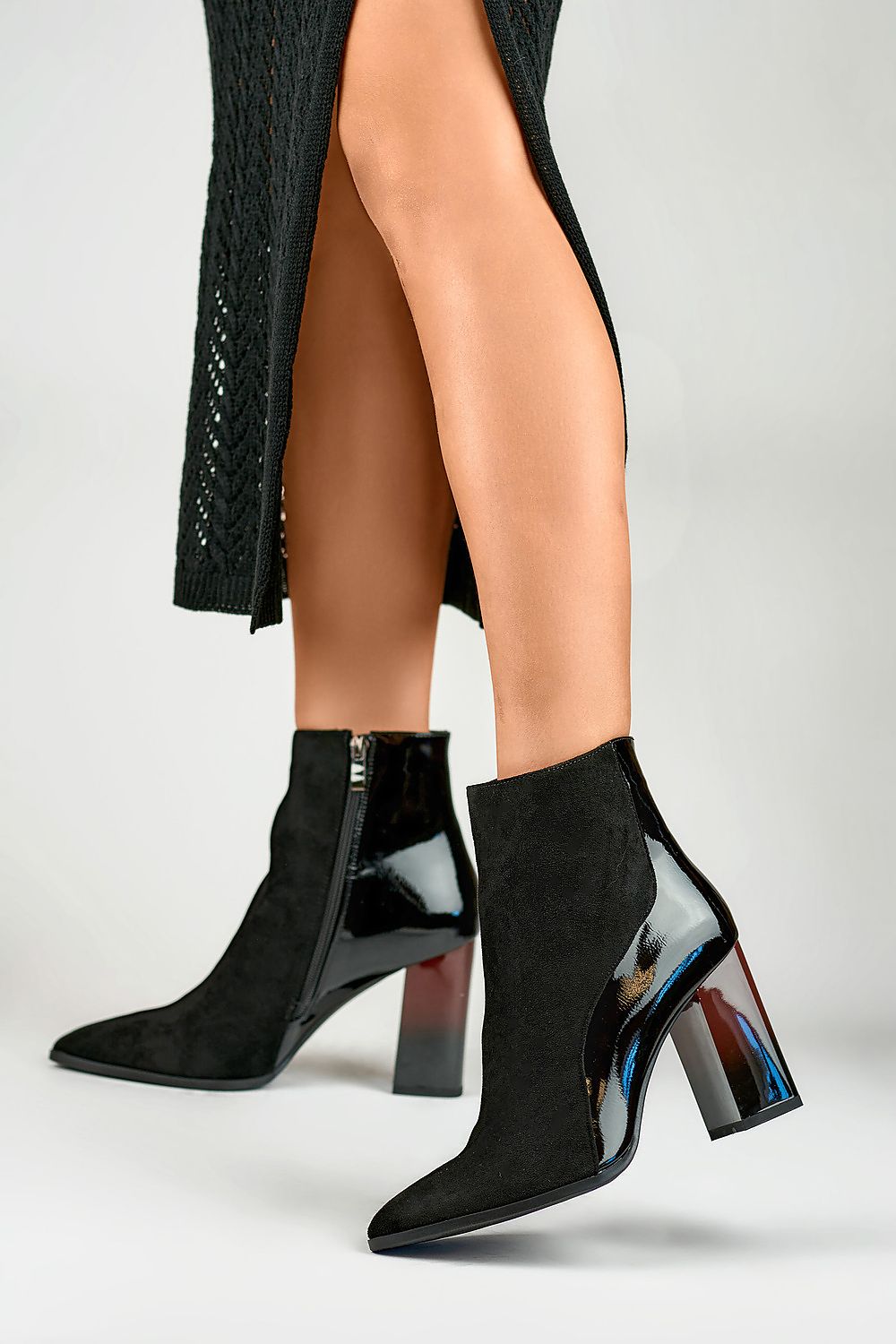 Square Heel Ankle Boots