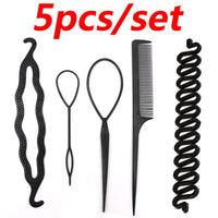 Magic Hair Styling Accessories - DIY Hair Braiding Braider, Twist, Bun Tools