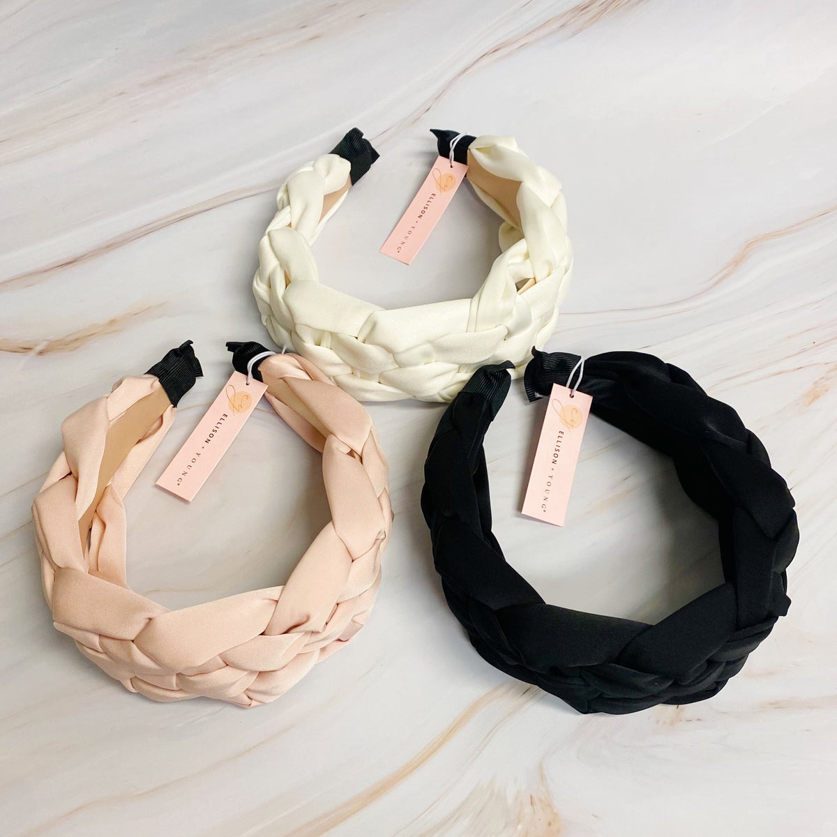 Silky Woven Handmade Headbands (Three Color Options)