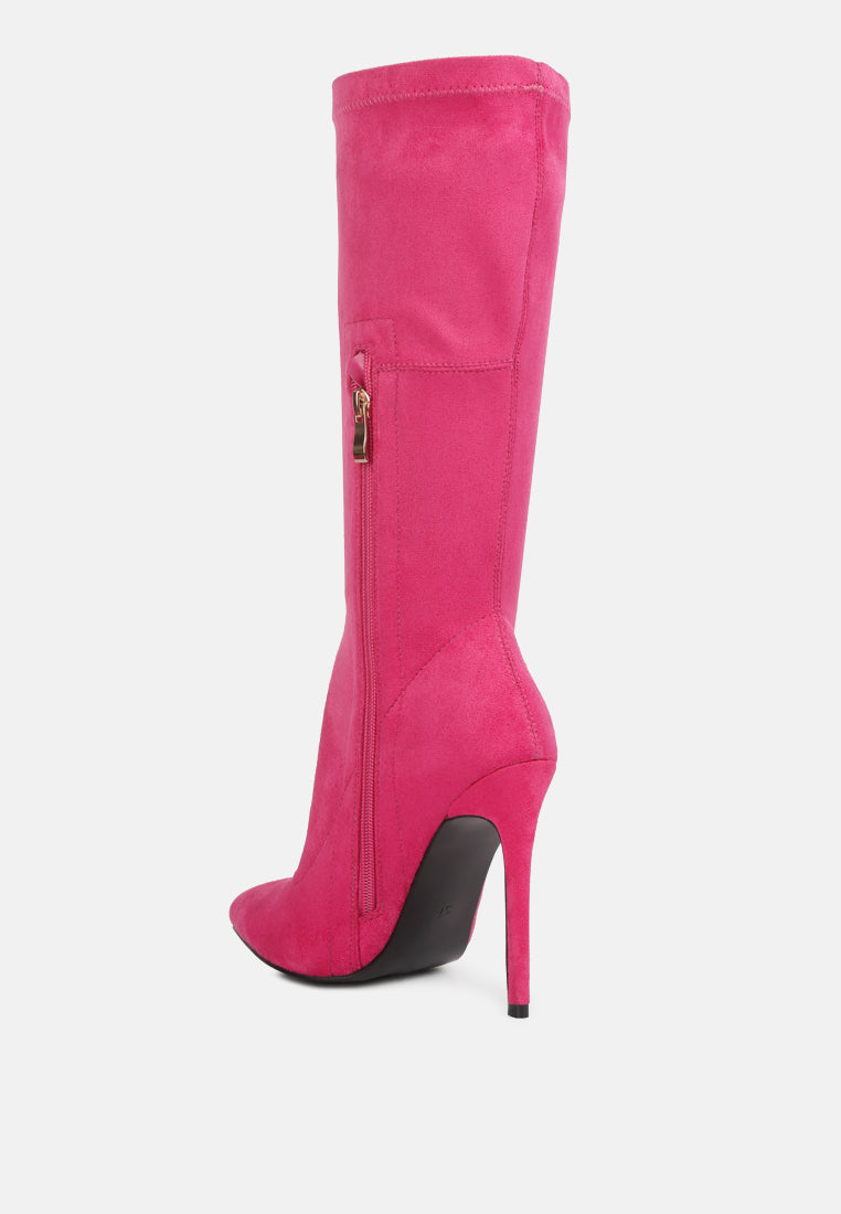 Playdate High Heeled Calf Boots