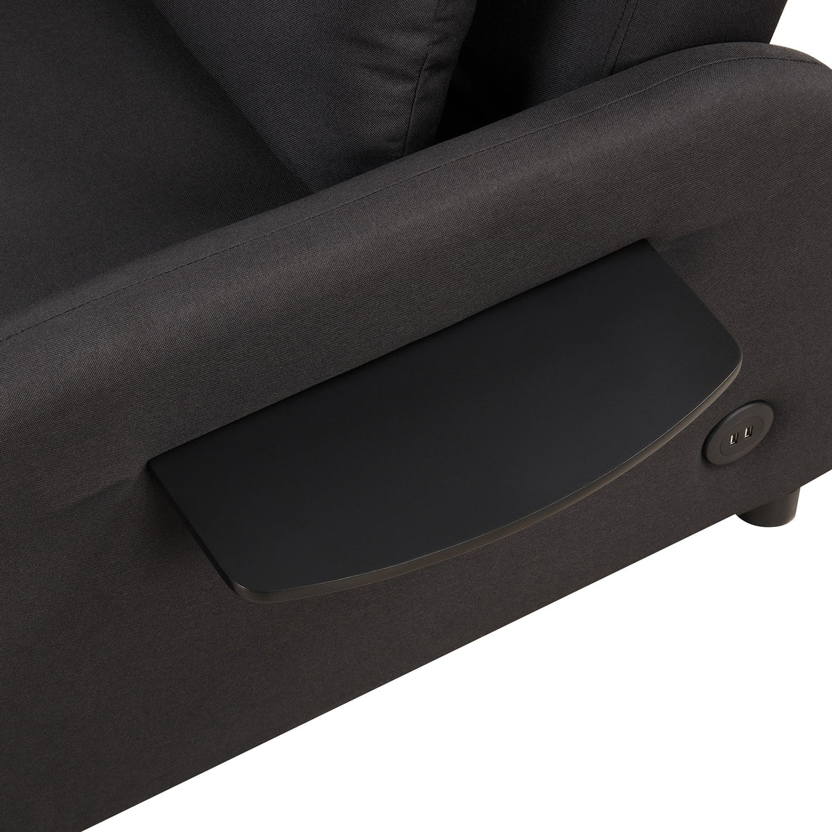 Pull Out Sofa Sleeper 3 in 1 With 2 Wing Table and USB Charge