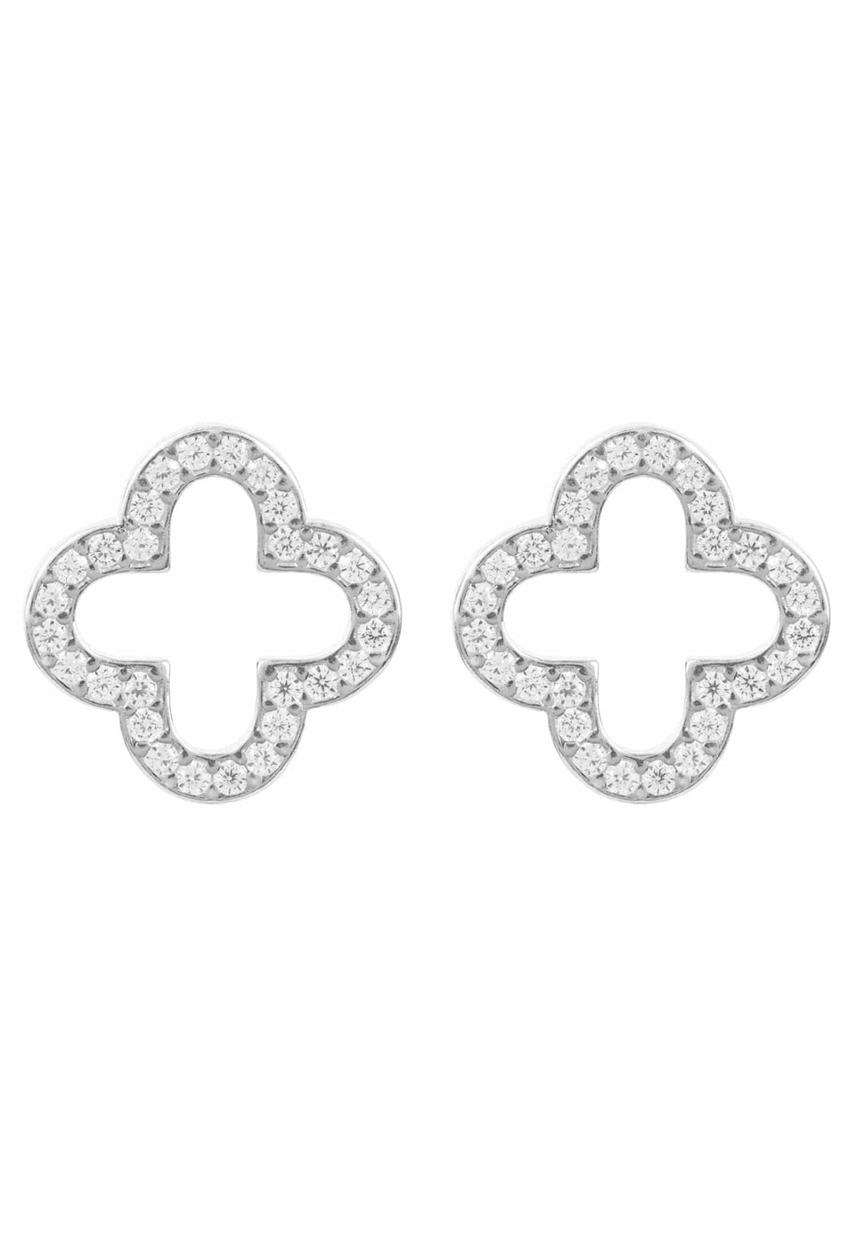 Open Clover Earrings