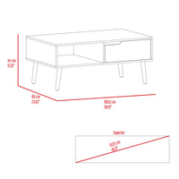 Coffee Table Bull, Living Room, Dark Walnut