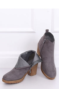 Suede Low Heel Ankle Boots