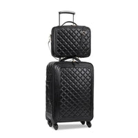 16", 20" & 24" Inch Luggage Sets or Singles w/ Spinner Wheels in BLK & RED