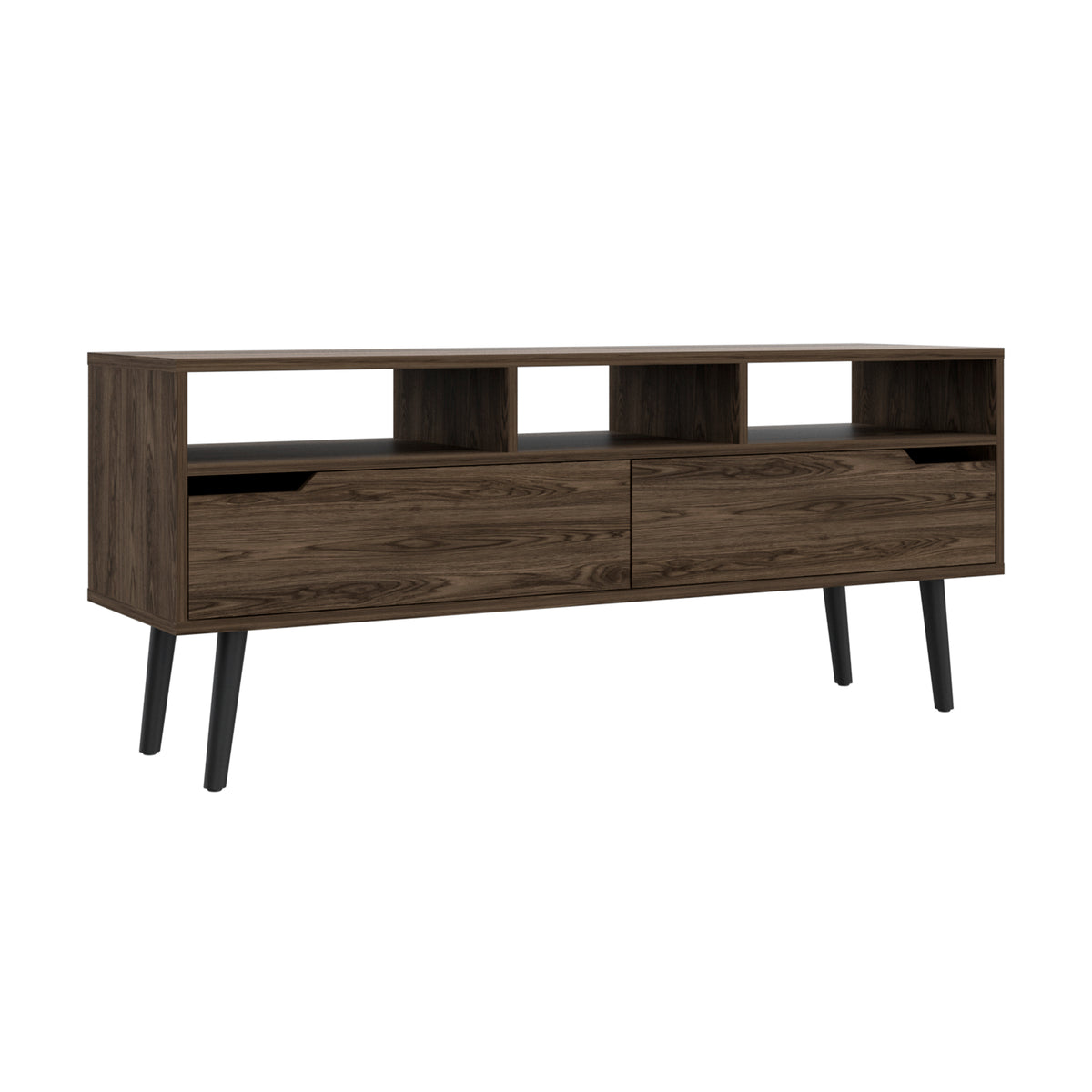 TV Stand For TV´S Up 52" - Dark Walnut