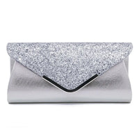 Glitter & Shimmer Envelope Evening Clutch Handbag