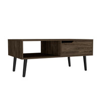 Coffee Table Bull, Living Room, Dark Walnut