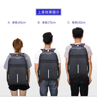 Hot Sale- Expandable Luggage Laptop Travel Backpack w/ USB Charger