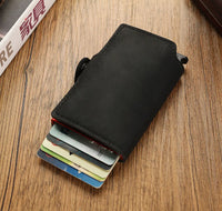 RFID Business Credit Card Holder Wallet & Coin Purse