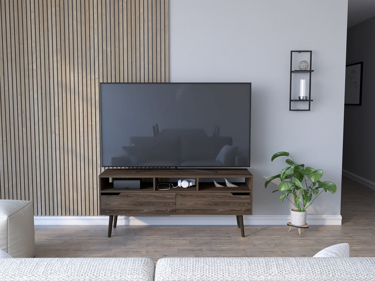 TV Stand For TV´S Up 52" - Dark Walnut