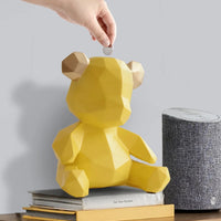 Teddy Bear Money Bank (multiple colors)