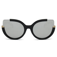 LENOX | Women Cut Out Round Cat Eye Fashion Style Vogue Sunglasses