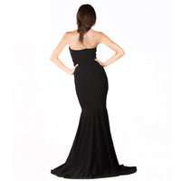 Black Mermaid Evening Gown