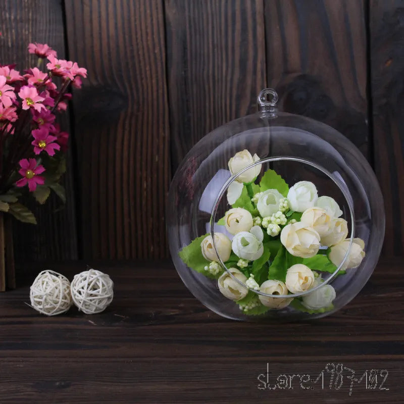 12pcs Hanging Glass Terrarium Globe Air Garden