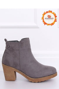 Suede Low Heel Ankle Boots