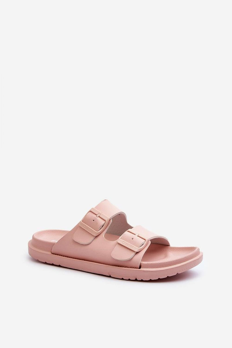 Baby Pink Buckle Sandles