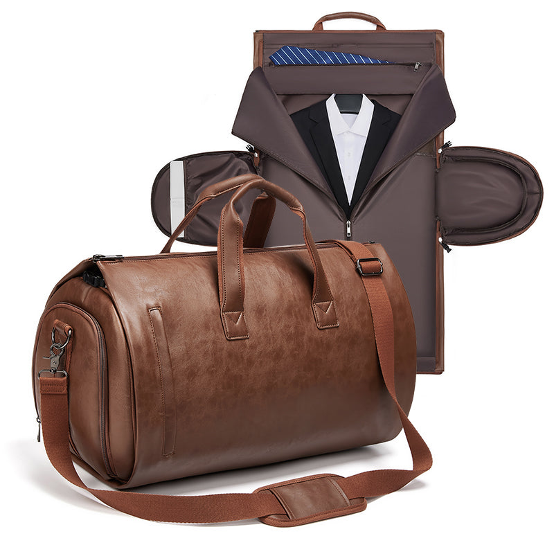 Leather Travel  Business Suit Bag/Duffel (Multiple Colors)