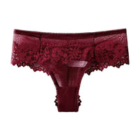 Lace Low Waist Briefs Panty Underwear Lingerie