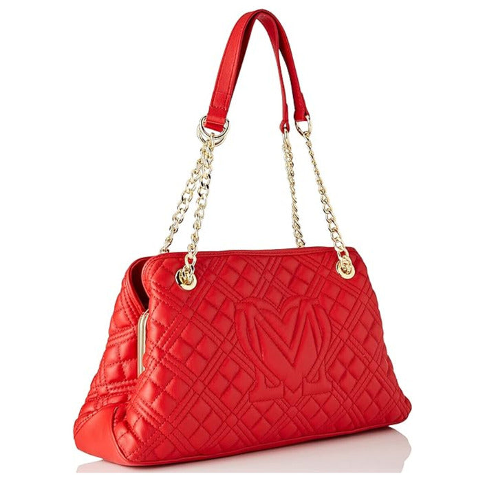 LAST ONE!!! Love Moschino - GORGIOUS Women's Bag/Purse - RED w/ GOLD CHAIN