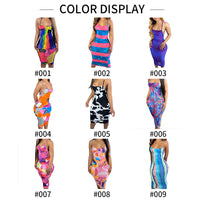 Bodycon Tie Dye Summer Dress (multiple colors)