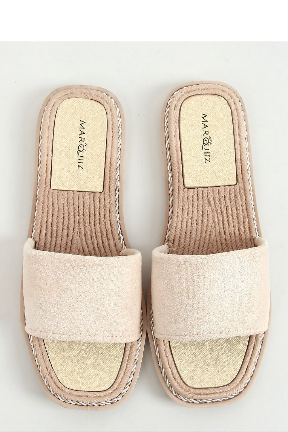 Tan Suede Slides Flip-flops