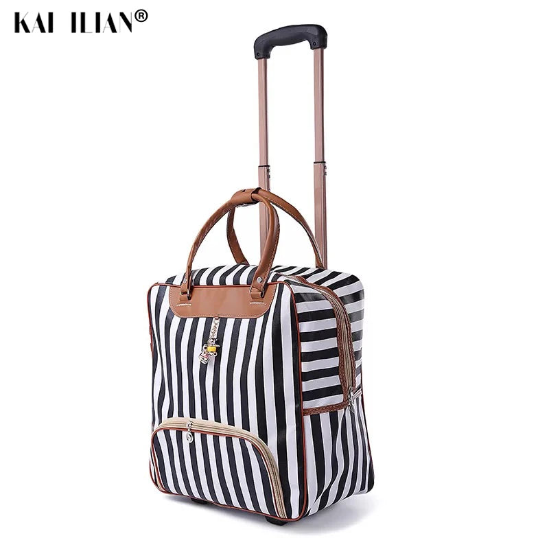 Weekend Rolling Suitcase for Carry On Luggage