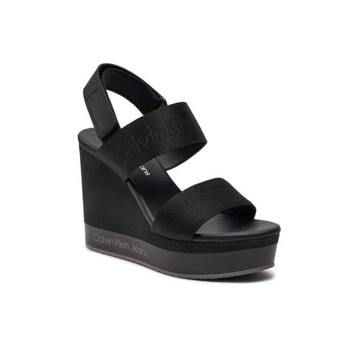 Calvin Klein Jeans - WEDGE HEELED Sandals BLACK