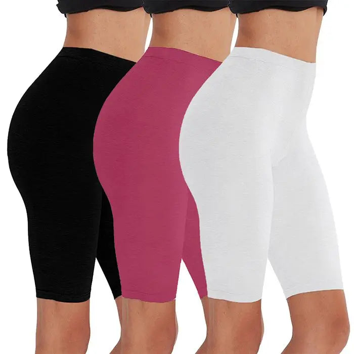 Viscose Spandex Bike Shorts - 2pcs/3pcs Pack Eco-Friendly, Very Soft Comfortable