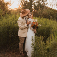 Bestseller Ivory Wrap Lace Boho Wedding Dress