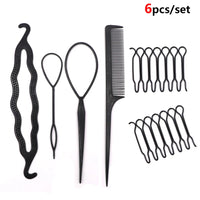 Magic Hair Styling Accessories - DIY Hair Braiding Braider, Twist, Bun Tools