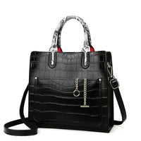 High Quality Sexy Boa Pattern Embossed Leather Lady Shoulder Crossbody Handbags Designer Women Messenger Totes Bag New